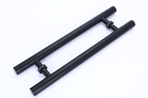 Bán Nóng Thép Không Gỉ 201 304 316 Quay Lại Đẩy Tay Cầm Vuông Ống Vòi Hoa Sen Phòng Kính Tay Nắm Cửa - Product Image 6