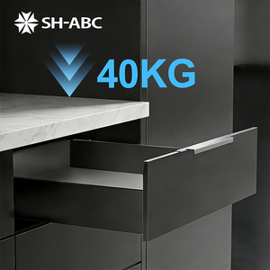 Выдвижной ящик SH-ABC с двойными стенками, серия Brilliant White, для кухонных аксессуаров, с плавным закрыванием - Product Image 2