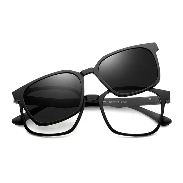 Wholesale Clip on Sunglasses Polarized Magnetic Lens Tr90 Frame Optical Glasses