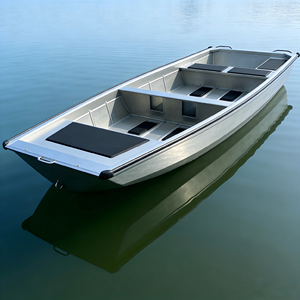 <span class=keywords><strong>Bateau</strong></span> utilitaire en aluminium entièrement soudé de 4,0 m, vente en gros directe d'usine, pour travaux aquacoles - Product Image 2