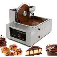 Commerciële elektrische chocolade temperer, 110V/220V, met wielen, chocolademenger en smelter