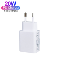 20W CE Haute Qualité Type C Port Chargeur Adaptateur Pour iPhone 15 14 13 Super Charge Rapide USB C 20W USB C Portable Chargeur de Voyage