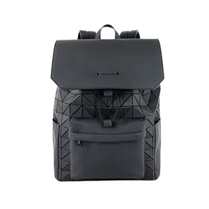 Fabrika fiyat moda yüksek kaliteli su geçirmez PU deri yeni tasarım laptop rahat sırt çantası