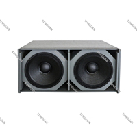 Subwoofer double 18 pouces YM218, haute puissance 1600W, aimant 220mm, bobine 100mm, enceinte passive professionnelle pour événements/extérieurs
