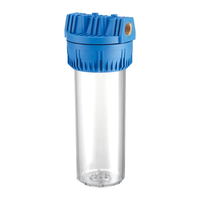 10 "boîtier de filtre à eau transparent pour l'eau
