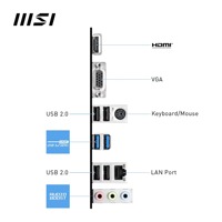 Carte mère de jeu MSI PRO B760M-E DDR4, prend en charge les processeurs LGA 1700 de 14e/13e génération, M-ATX, 64 Go, carte mère de bureau pour ordinateur