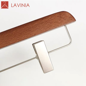 خمر الزان شماعة بنطال رف شماعات السراويل الخشبية - Product Image 3