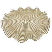 2025 Offre Spéciale moderne feuille de Lotus Design tapis de Table tissés antidérapants napperons en plastique pour Tables à manger