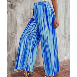 S-5XL <span class=keywords><strong>pantaloni</strong></span> <span class=keywords><strong>lunghi</strong></span> stampati <span class=keywords><strong>a</strong></span> <span class=keywords><strong>righe</strong></span> Tie Dye da donna <span class=keywords><strong>pantaloni</strong></span> larghi larghi dritti <span class=keywords><strong>pantaloni</strong></span> <span class=keywords><strong>lunghi</strong></span> Casual da donna di nuova moda - Product Image 1