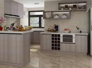 ตู้ครัวไม้อัดทันสมัยแบบเรียบง่าย ขนาดสั่งทำได้ ออกแบบฟรี กันน้ำ เป็นมิตรกับสิ่งแวดล้อม ใช้งานได้หลากหลาย - Product Image 4