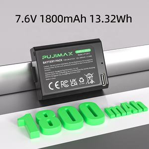 PUJIMAX 2個LP-E10 7.6V 1800mAh USB C充電式バッテリーCanon Rebel T3 T5 T6 T7 T100 Kiss X50 X70 X80 X90 DSLRカメラ - Product Image 3