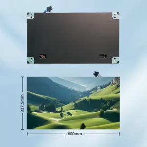 Video da parete interna a LED per supermercato di alta qualità 600x337.5mm P1.25 Display a LED a noleggio schermo a LED