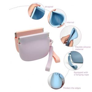 Top Rated Unisex Waterproof Silicone Coin <b>Pouch</b> Portable Customized <b>Mini</b> Wallet With Zipper for Daily Use - Product Image 6