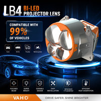 Kit de Rénovation de Phares Bi-LED Carrés de 3 Pouces à Lentille de Projecteur Laser, 85W 12500LM, Feux de Croisement et de Route, Vente Directe Usine pour Voiture