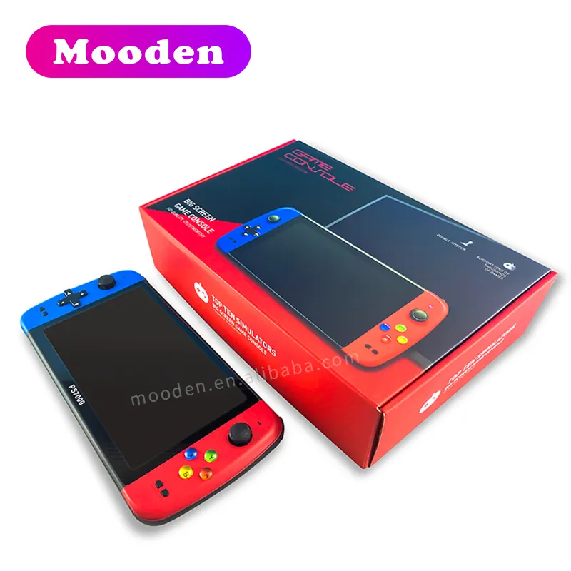 M1 PS7000 Video Game Console 7 Inch Quad-Core Hd Lcd-scherm 4000 + Games Retro Draagbare Handheld Game speler