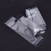 Boîte cadeau transparente en PVC, livraison gratuite, boîte transparente pour animaux de compagnie, emballage en plastique transparent