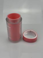 Bouteille d'emballage alimentaire en acrylique double couche de qualité supérieure, pot vide pour pilules, comprimés et poudres, avec logo personnalisé, vente en gros