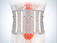 Ceinture élastique respirante du fabricant, double traction, soutien lombaire, quatre séjours pour hernie discale, sciatique, protection