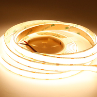 Bande LED COB double rangée 24V, 600 LED, ruban lumineux flexible sans points apparents, blanc chaud, blanc naturel, blanc froid, éclairage intérieur
