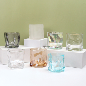 Giá Nến Thủy Tinh Mờ Mờ Đục Tùy Chỉnh Đèn Lồng Và Lọ Nến Có Nắp Đậy Bằng Gỗ Bán Sỉ - Product Image 2