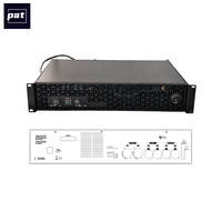 Amplificateur de puissance audio numérique stéréo de classe D PAT LAseries 600W/800W/1000W/1200W/1600W/2000W 2U 2 canaux XLR 4/8 Ohm Métal OEM