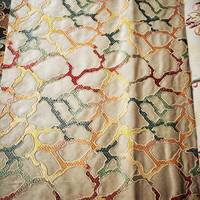 Nouveau design 21102 Maroc, tissu en velours brodé très vendu, tissu de canapé brodé, tissu de coussin A+B