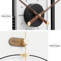 Bgteboy — horloge murale en métal imagerie de espace, nouveau Design, pour décor de salon, montre murale de luxe moderne avec mouvement silencieux