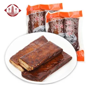 Yangzhou Factory Top Sales Marinated Tofu Skin Crackling Beancurd Skin Spicy Tofu Skin