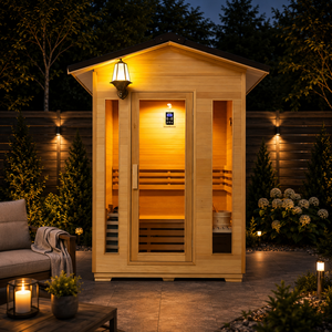 Cabane en bois d'extérieur sur mesure HG Factory Direct ODM/OEM avec porte en verre pour villa, complexe hôtelier, hôtel - Product Image 2