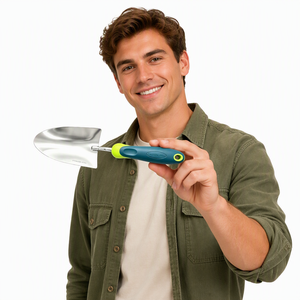 Ensemble d'outils de jardin en acier inoxydable avec manche en plastique - Product Image 4