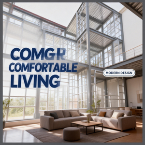 مبنى ذو هيكل فولاذي متين عالي الجودة، مباني تجارية وصناعية مسبقة الصنع من الفولاذ للمنازل الترفيهية - Product Image 3