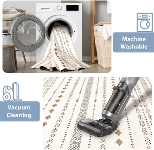 Alfombras <span class=keywords><strong>de</strong></span> imitación <span class=keywords><strong>de</strong></span> cachemira fáciles <span class=keywords><strong>de</strong></span> limpiar, alfombras estampadas con patrones geométricos, alfombras <span class=keywords><strong>para</strong></span> sala <span class=keywords><strong>de</strong></span> estar, dormitorio, <span class=keywords><strong>para</strong></span> niños - Product Image 4