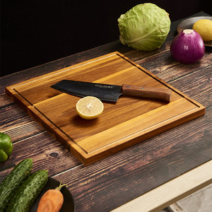 Creative solid wood <b>combination</b> cutting board, acacia wood cutting board for home use, fruit and vegetable cutting board, - Product Image 2