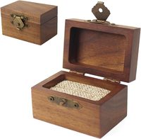Organisateur de bureau moderne en bois de noyer sur mesure avec design pliable pour le rangement des serviettes hygiéniques