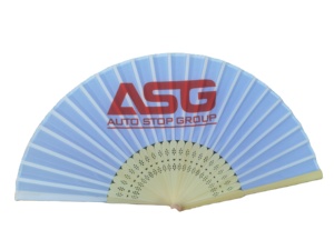 High Quality Custom Printed Folk Art Bamboo <b>Handheld</b> <b>Fans</b> Foldable with Painted Technique Personalized Style - Product Image 2