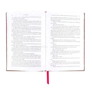 Impresión de Libros de Tapa Dura con Lámina Metálica, Encuadernación en Cuero, Edición Especial con Bordes Pintados, Personalización OEM - Product Image 5