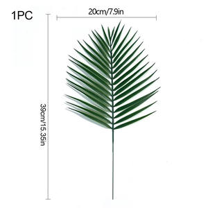 ใบปาล์มเทียมใบปาล์มเทียมพืชเขตร้อนจำลองใบซาฟารีมีลำต้นสำหรับงานปาร์ตี้ฮาวาย - Product Image 6