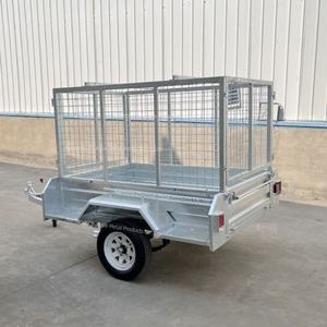 Remorque Bagagère Grillagée <span class=keywords><strong>8x5</strong></span> Galvanisée à Essieu Unique PTAC 750 kg - Product Image 4