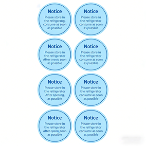 Etiqueta Adhesiva Redonda Personalizada para Empaque de Pasteles, Dulces y Productos de Panadería, con Logotipo de Marca, Impresión en Vinilo, Resistente al Agua, para Productos Alimenticios - Product Image 3