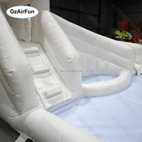 Décoration de fête pour enfants personnalisée en usine, aire de jeux gonflable, château gonflable blanc, parcours d'obstacles gonflable, parc aquatique