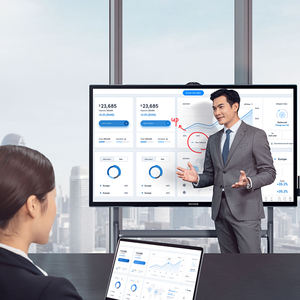 55 65 75 86 110 Inci 20/40 Titik Layar Sentuh All-in-One Papan Tulis Pintar Interaktif Resolusi UHD 4K Sistem Operasi Android 13 - Product Image 2