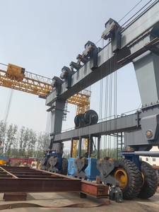 Grúa Móvil <span class=keywords><strong>YAOU</strong></span> de 30T, 50T, 800 Toneladas, 1000T, 1200 Toneladas, Elevador de Barcos con Neumáticos de Goma, Grúa Pórtico Marina, Elevador de Viaje para Yates - Product Image 2