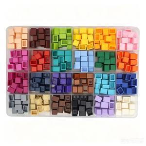 Rompecabezas de Mosaico de Píxeles 3D para Niños, <span class=keywords><strong>Juego</strong></span> de Apilamiento Creativo Montessori, Juguete de Regalo - Product Image 6