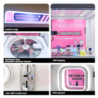 Mesin Penjual Mainan Kapsul Gachapon 2-Lapisan Kustom Pabrik, Permainan Arcade Gacha Jepang