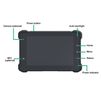 Tableta Industrial Resistente de 7 Pulgadas IP67 4G BT WIFI 1000 nits con GPS, Android 13, CANBUS, ACC, GPIO, RS232, USB para Excavadora y Minería