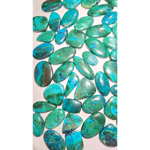 AAA Quality <b>Rainbow</b> Chrysocolla Cabochon Natural Loose Gemstone with Color Play for Pendants Wholesale Price - Product Image 4