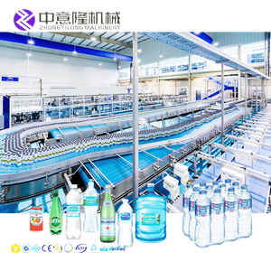 סיטונאי 500 מ "ל בקבוק מחמד מינרליים מים טהורים מים בקבוק אריזה מכונת צמח plc מבוקר זכוכית ייצור שלם - Product Image 1