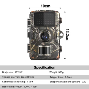 Caméra de surveillance de la faune 12MP IP66 Longue distance Vision nocturne infrarouge Chasse Caméra de plein air <span class=keywords><strong>pour</strong></span> la chasse aux <span class=keywords><strong>animaux</strong></span> - Product Image 4
