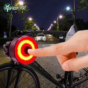 다기능 LED 자전거 브레이크 후미등 <span class=keywords><strong>GPS</strong></span> 추적기 홀더 호환 USB 충전식 방수 야간 라이딩 ABS 경고 램프 - Product Image 1