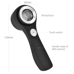 FDJ-60拡大ガラスHD高倍率ハンドヘルド充電ポータブル拡大ガラス - Product Image 2